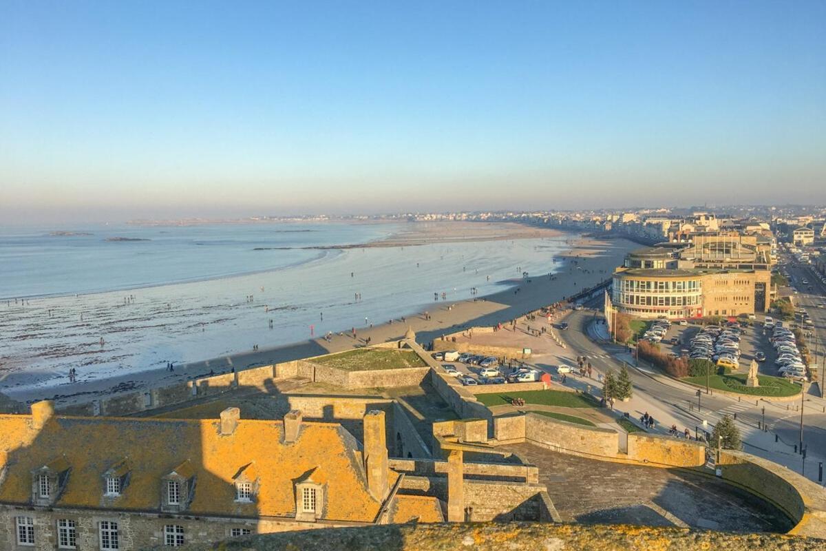 L Ostra 1, Appartement Haut Standing Front De Mer A Cancale Sur Le Port De La Houle Exterior foto